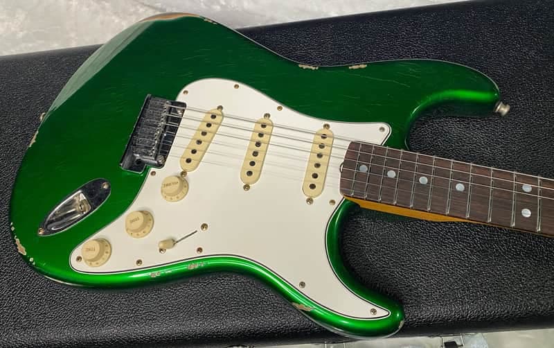 NEW! Fender Custom Shop 2025 NAMM Limited Edition Stratocaster PRO Relic - Candy Green - Authorized Dealer - 7.9 lbs - G06488