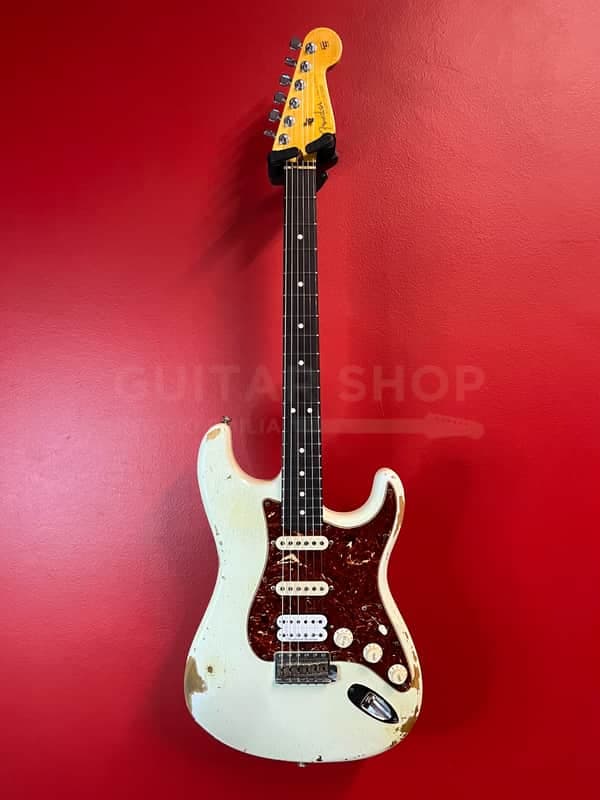 Fender Stratocaster Custom Shop Heavy Relic HSS Olympic White 2015