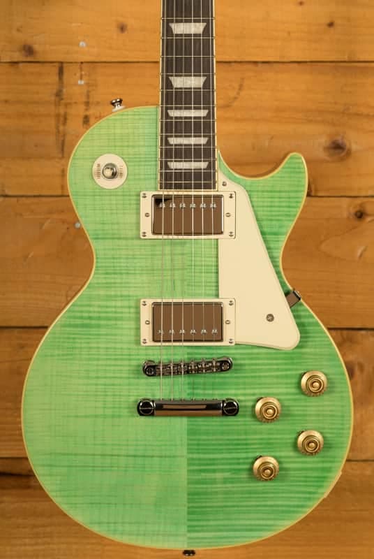 Epiphone Inspired by Gibson Les Paul Standard 50s Figured - Seafoam Green w/Gigbag