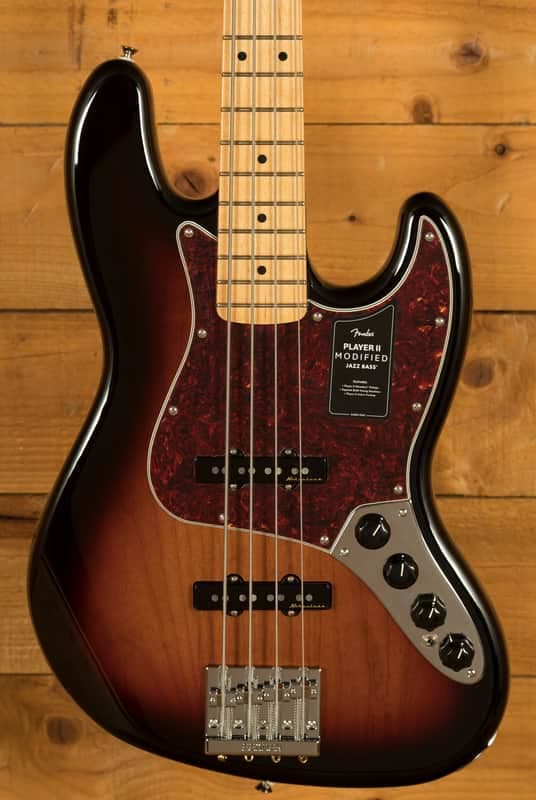 Fender Player II Modified Active Jazz Bass - Maple - 3-Tone Sunburst