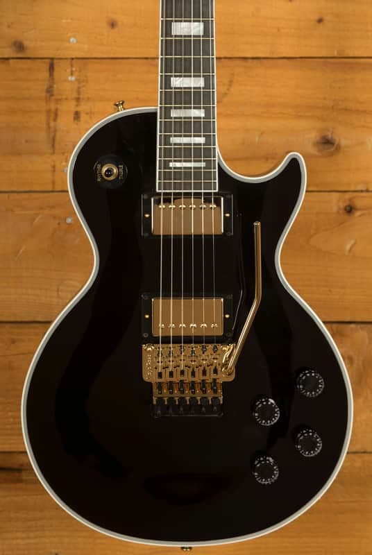 Gibson Custom Les Paul Axcess Custom w/Ebony Fingerboard Floyd Rose | Gloss Ebony