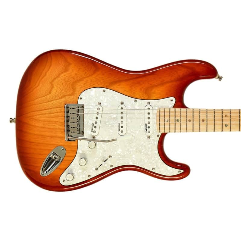 Fender American Deluxe Stratocaster Aged Cherry Sunburst (Pre-Owned, 2008, EC) #DZ7294049