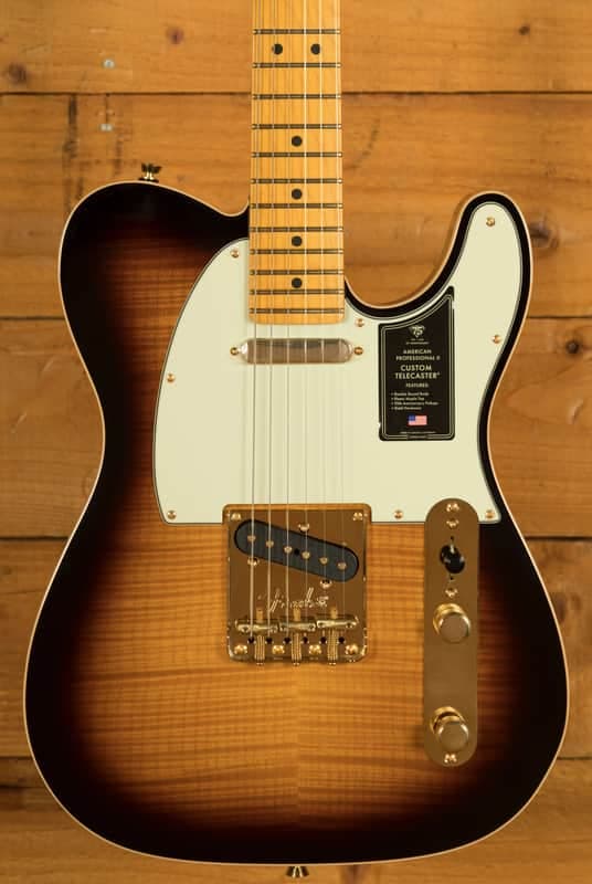 Fender 75th Anniversary American Professional II Custom Telecaster - Maple - 2-Colour Sunburst