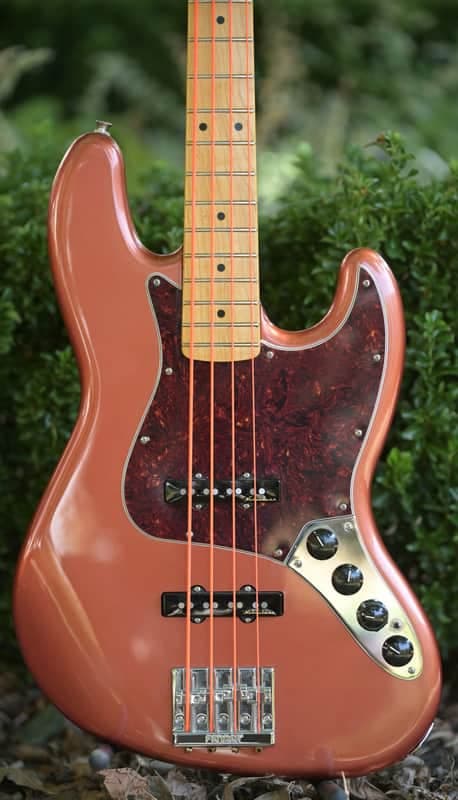 Fender Player Plus Active Jazz Bass® - Aged Candy Apple Red
