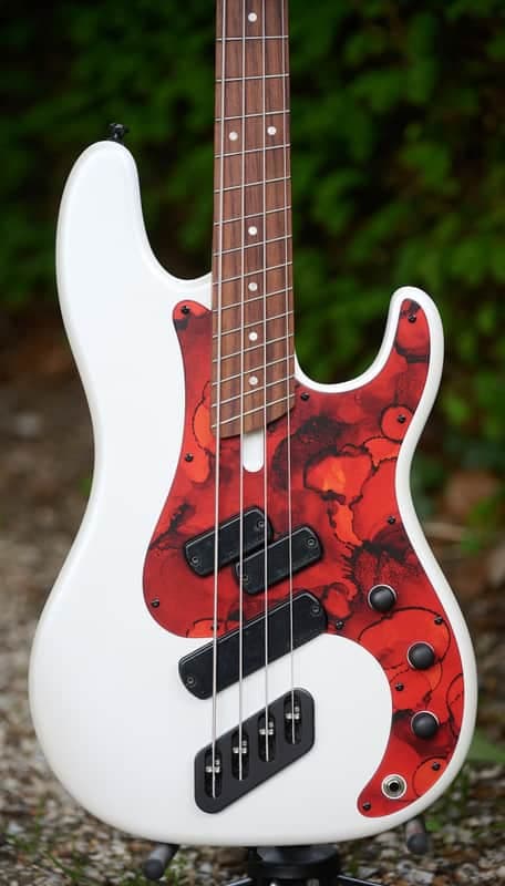 Dingwall SP1 4-String - Matte Ducati Pearl White