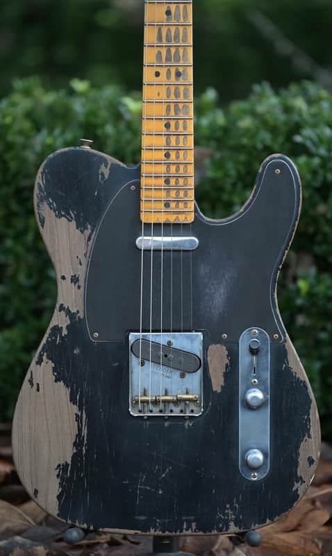 Fender Custom Shop Masterbuilt Austin Macnutt '52 Telecaster - Heavy Relic - Black