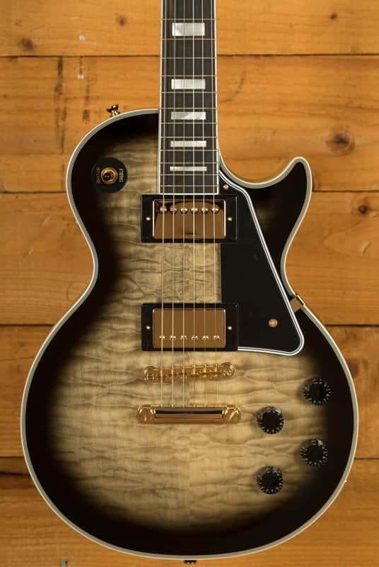 Epiphone Inspired By Gibson Custom Les Paul Custom Quilt | Cobra Burst