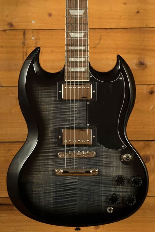 Epiphone SG Tribute Plus - Laurel - Ebony Burst