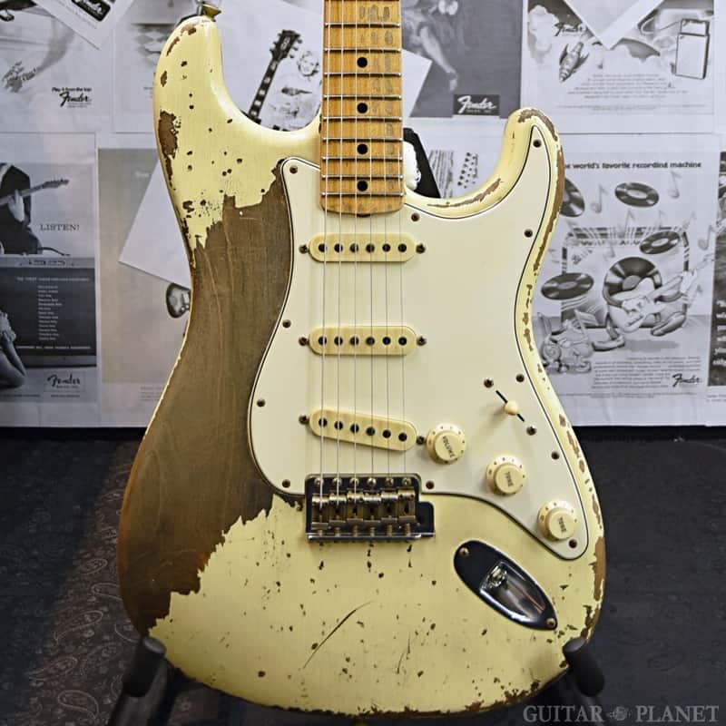 Fender Custom Shop MBS 1969 Stratocaster Super Heavy Relic -Vintage White- by Jason Smith 2021USED!!