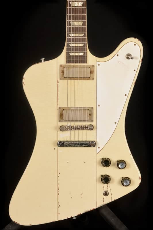 Gibson Custom Shop Murphy Lab '64 Johnny Winter Signature Firebird V 2021 Polaris White Aged - 123 of 125