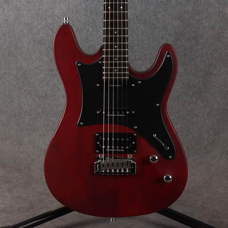 Framus D-Series Diablo Pro - Burgundy Red Transparent Satin - 2nd Hand