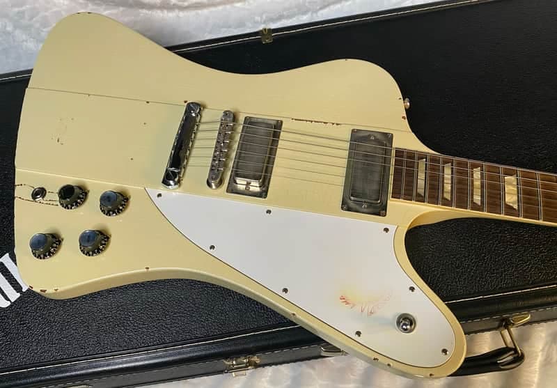 2022 Gibson 64 Firebird V Johnny Winter Murphy Lab Aged - Polaris White - Authorized Dealer - RARE! 8.2lbs - JWFB028