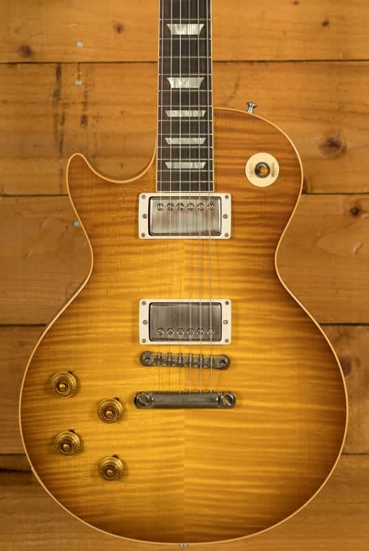 Gibson Custom 1959 Les Paul Standard | Golden Poppy Burst - VOS *Left Handed*