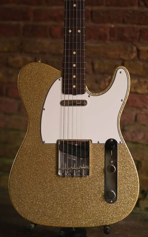 Fender Custom Shop '63 Telecaster Closet Classic, Chambered Body - Aged Gold Sparkle