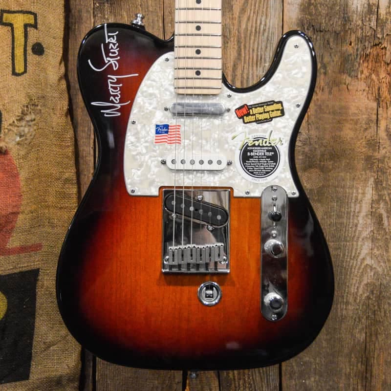 Marty Stuart Signed Fender American Nashville B-Bender Telecaster with Maple Fretboard 2014 - 3-Color Sunburst