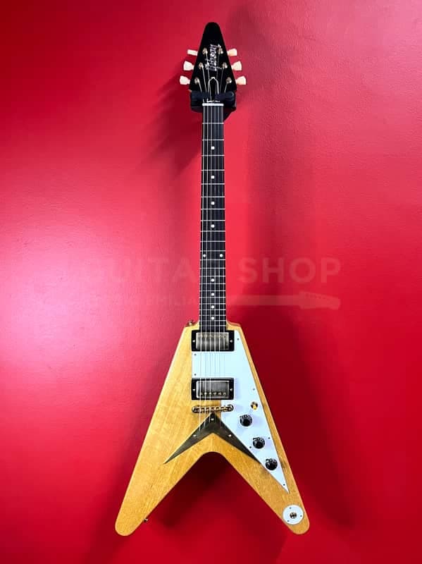Gibson Flying V 1958 Korina Reissue Historic Collection Custom Shop Natural 2024 Ex Demo
