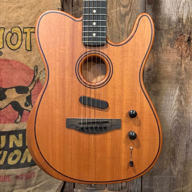 Fender American Acoustasonic Telecaster All-Mahogany 2022 - Present - Natural