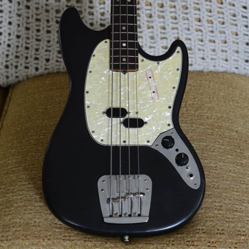 1969 Fender Mustang Bass Black Refin