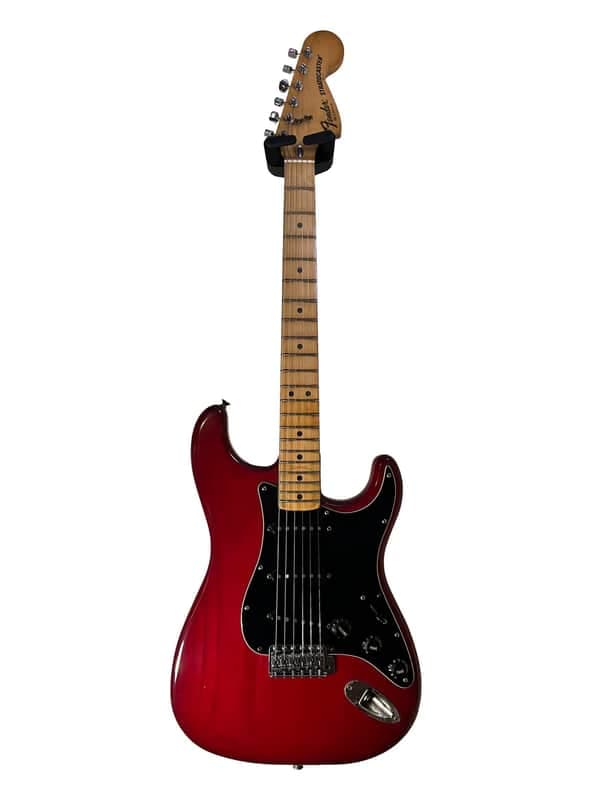 Vintage USA Fender Stratocaster with Maple Fretboard 1979 - Wine Red