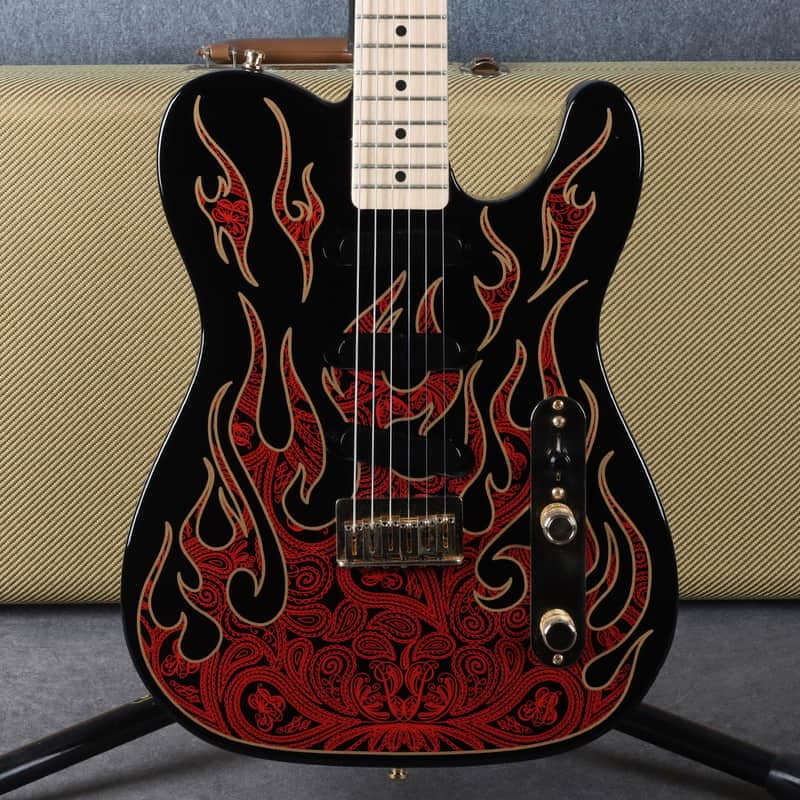 Fender James Burton Telecaster - Red Paisley Flames - 2nd Hand