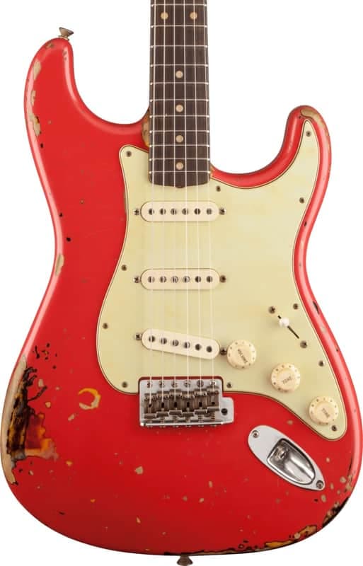 Fender Custom Shop Michael Landau Signature 1963 Stratocaster® - Fiesta Red over 3-Color Sunburst(Pre-Order)