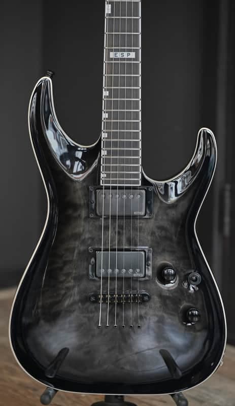 ESP E-II Horizon NT-II - See Thru Black Sunburst