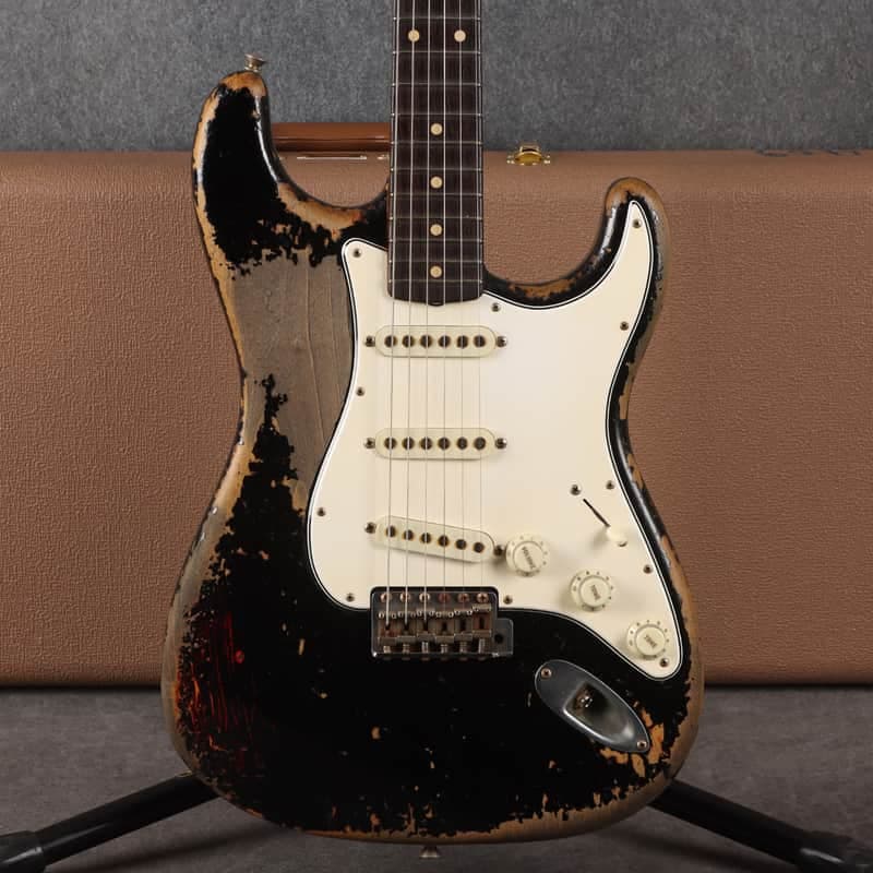 Fender Custom Shop Masterbuilt Dale Wilson 61 Stratocaster - Black - 2nd Hand