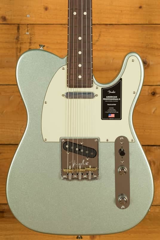 Fender American Professional II Telecaster - Rosewood - Mystic Surf Green