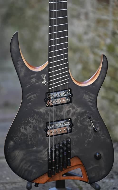 Mayones Hydra 6 Elite VF - Trans Black Satin