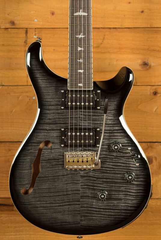 PRS SE Custom | Custom 24 Semi-Hollow Piezo - Charcoal