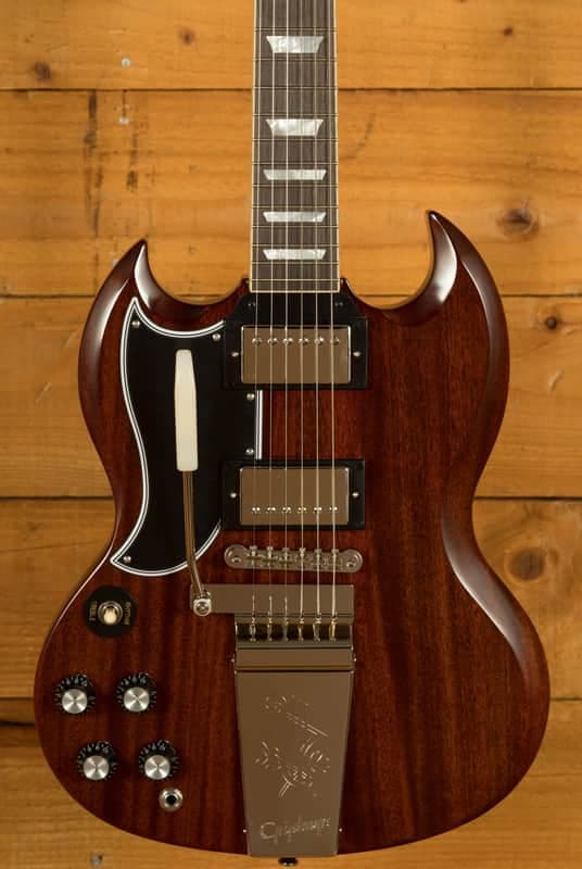 Epiphone Inspired By Gibson Custom 1964 SG Standard w/Maestro Vibrola Reissue | Cherry Red *Left-Han