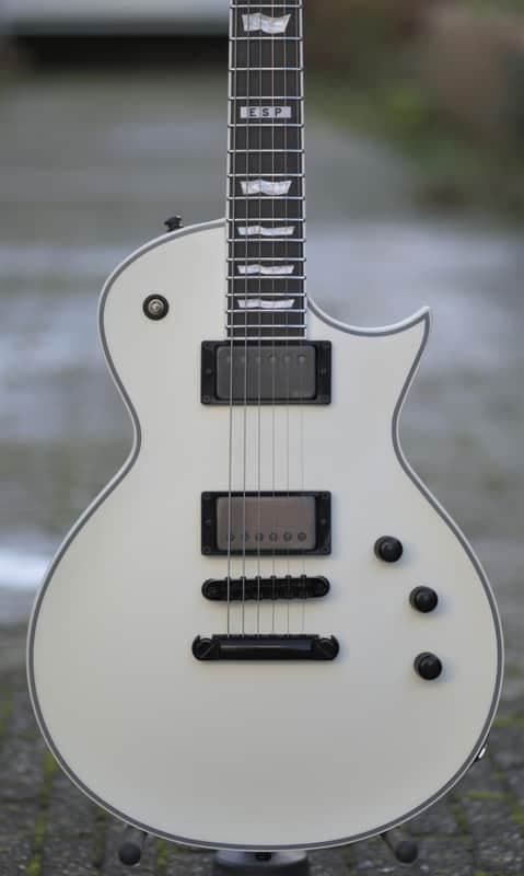 ESP E-II Eclipse SWS - Snow White Satin