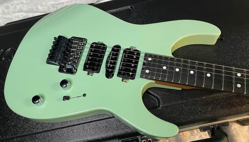 NEW ! Jackson Custom Shop Dinky HSH - Roasted Maple Neck & Ebony Fretboard - DK - Surf Green - Authorized Dealer - 8.1 lbs - G06853