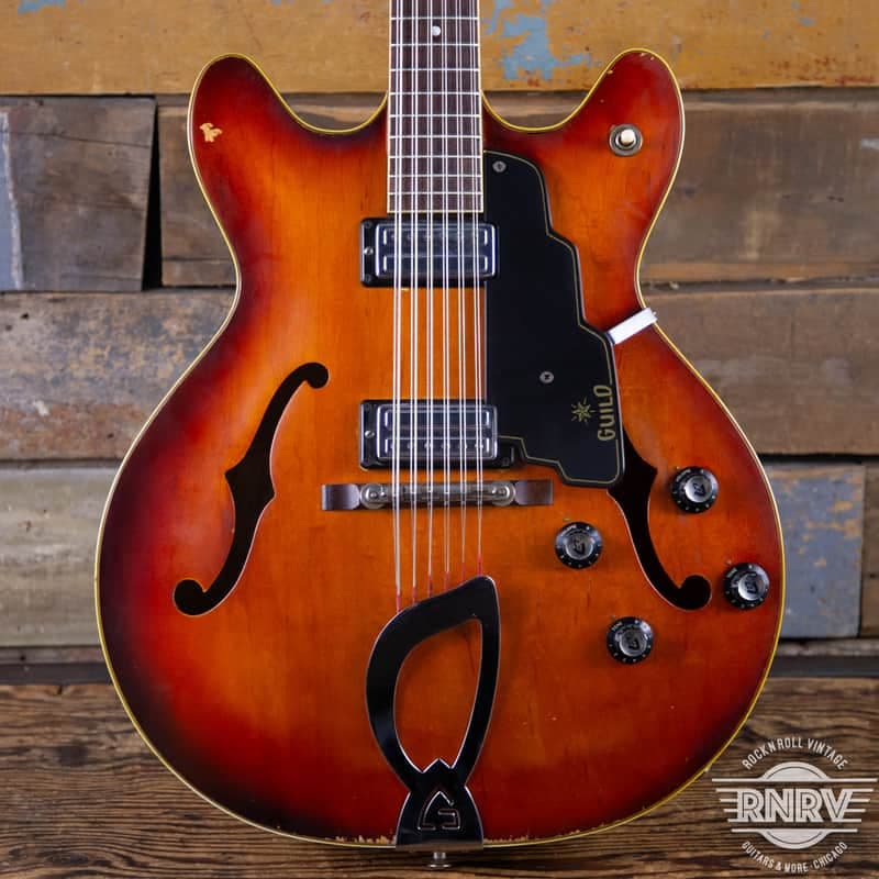 1966 Guild Starfire VII 12 string Sunburst SF-12