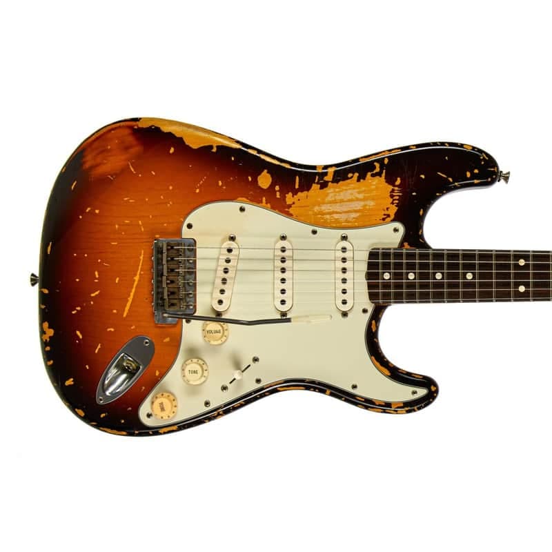 Fender Custom Shop Cunetto 1960 Relic Stratocaster 3-Tone Sunburst (Pre-Owned, 1997, EC-) #R2283