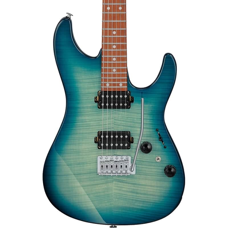 Ibanez AZ24S1F-TXB Transparent Turquiose Burst