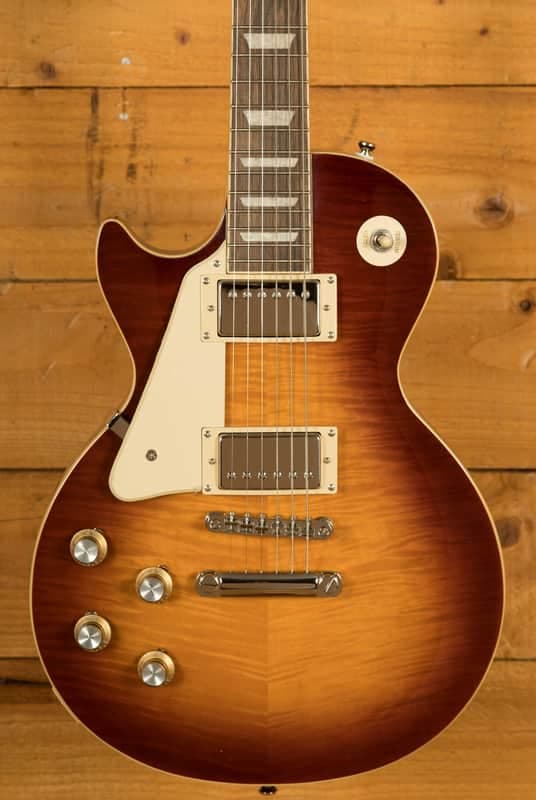 Epiphone Inspired by Gibson Les Paul Standard 60s Figured | Iced Tea Burst w/Gigbag *Left-Handed*