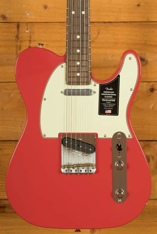 Fender American Professional Classic Telecaster - Rosewood - Faded Dakota Red