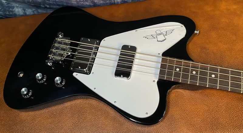 Mint MINT 2024 Gibson Non-Reverse Thunderbird Bass - Ebony Finish - 8.55 lbs- Authorized Dealer! In Stock - G03790
