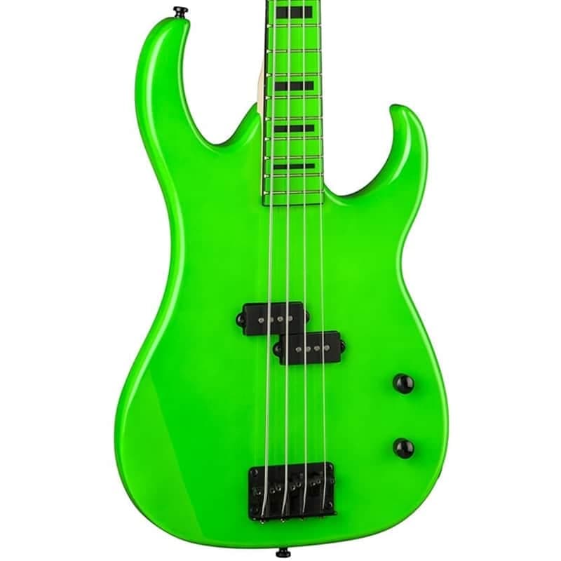 Dean Custom Zone Bass Nuclear Green