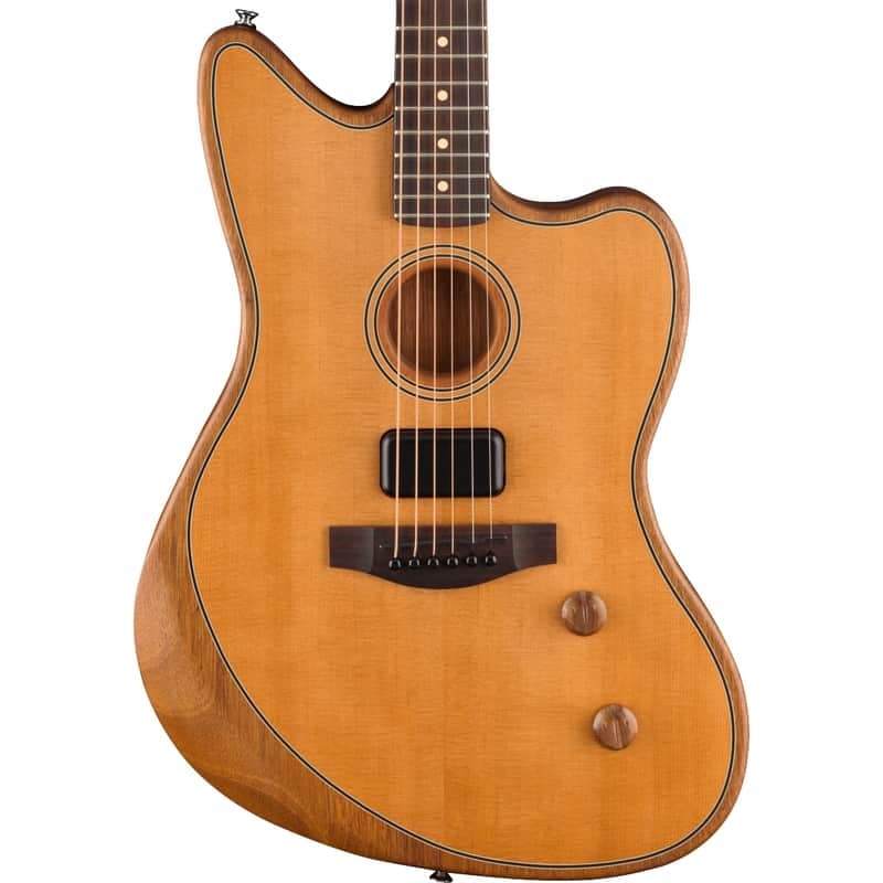 Fender Acoustasonic Standard Jazzmaster Aged Natural