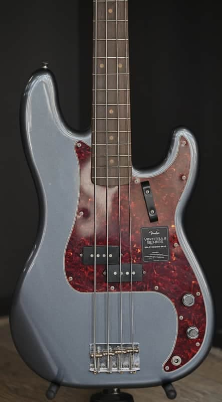 Fender Limited Edition Vintera II Road Worn '60s Precision Bass - Charcoal Frost Metallic (PRE ORDER)
