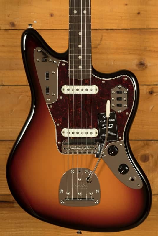 Fender Vintera III Mid '60s Jaguar - Rosewood - 3-Colour Sunburst