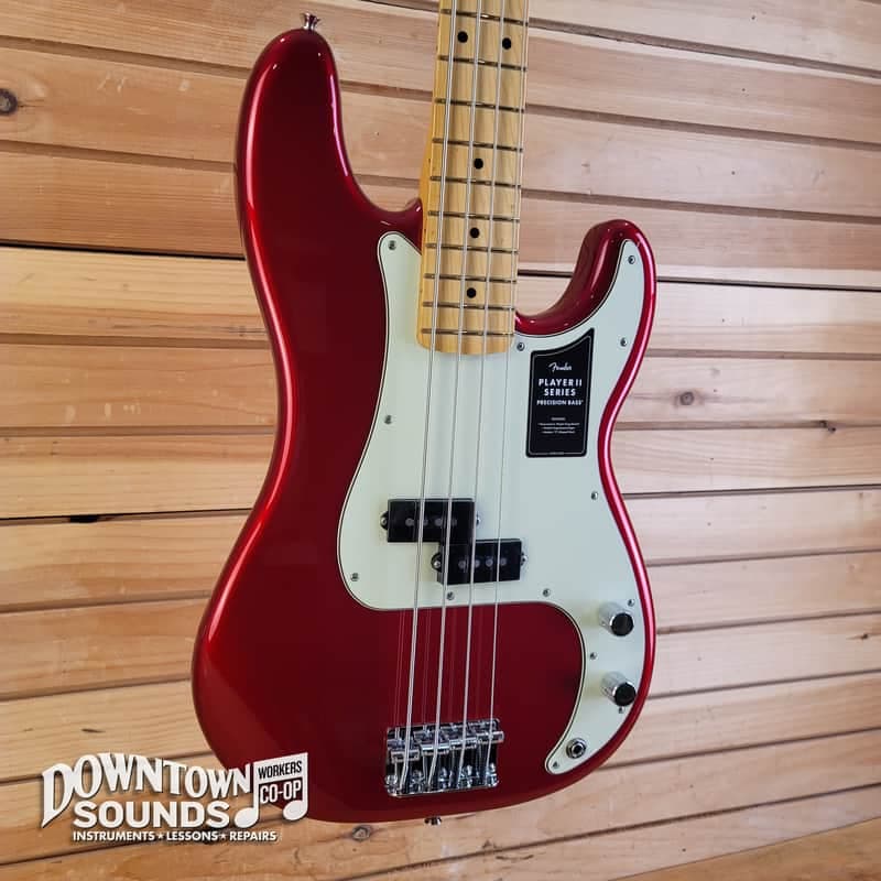 Fender 75th Anniversary Player II Precision Bass - Candy Apple Red