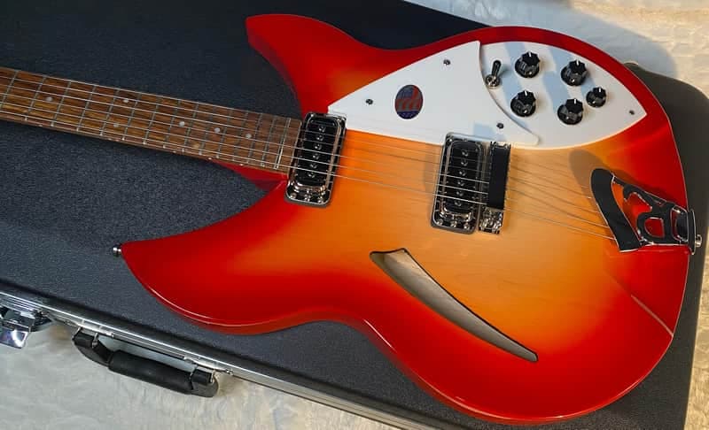 NEW! Rickenbacker 330 Fire Glo FG Fireglo - Semi Hollow Electric Guitar - Authorized Dealer - 8 lbs - G06831