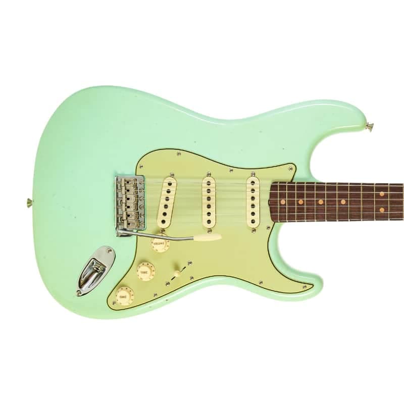 Fender Custom Shop 1961 Stratocaster Journeyman Relic Super Faded Aged Sea Foam Green #R147660