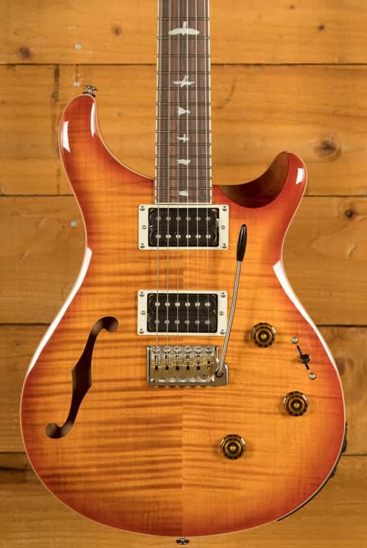 PRS SE Custom | Custom 24 Semi-Hollow Piezo - Vintage Sunburst