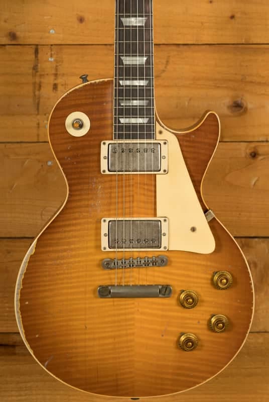 Gibson Custom Murphy Lab 1959 Les Paul Standard Mismatched Top | Golden Poppy Burst - Heavy Aged