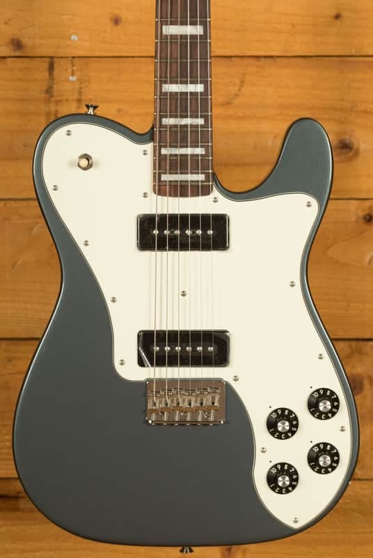 Fender Chris Shiflett Cleaver Telecaster Deluxe - Rosewood - Charcoal Frost Metallic
