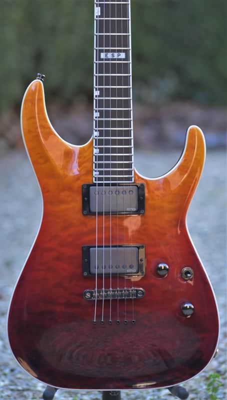 ESP E-II Horizon NT-II - Tiger Eye Amber Fade